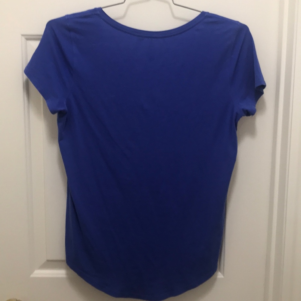 Lululemon Small Blue V-neck Tee